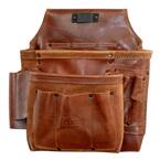 8-Pocket Framers Professional Tool Pouch with Ambassador Series Top Grain Leather