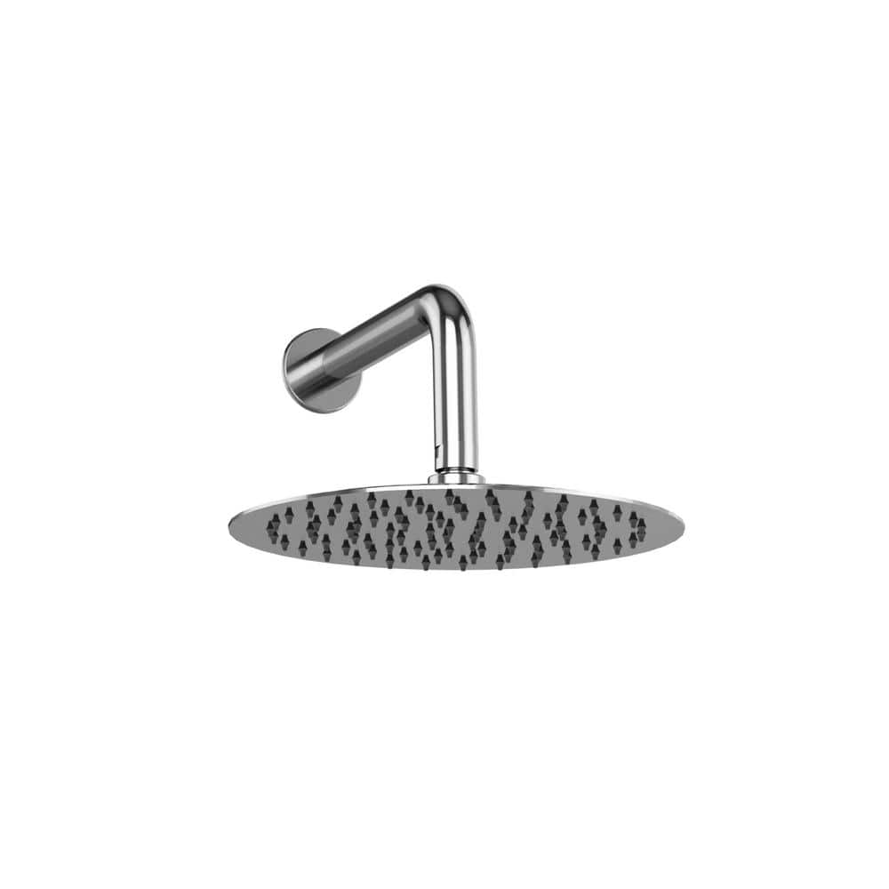 Chrome Multi-Head Adjustable Height Wall Mounted Shower System