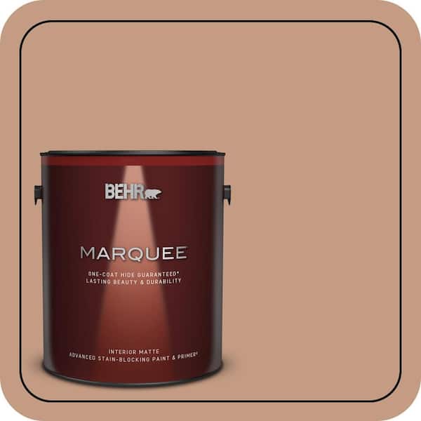 BEHR MARQUEE 1 gal. #S210-4 Canyon Dusk One-Coat Hide Matte Interior Paint & Primer