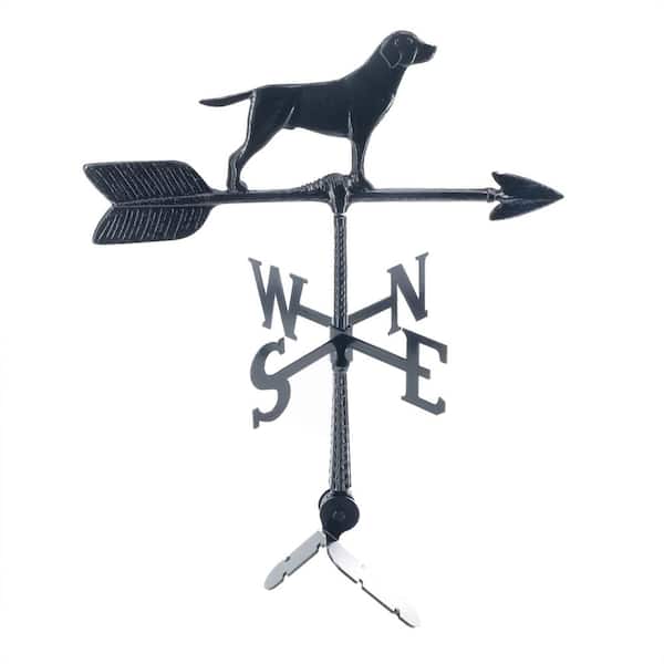 Montague Metal Products 24 in. Aluminum Retriever Weathervane - Black