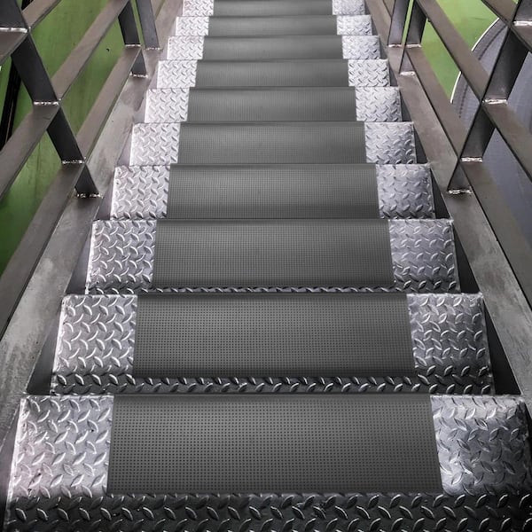 Outdoor Recycled Rubber Stair Treads are Outside Rubber Stair Treads by  American Stair Treads