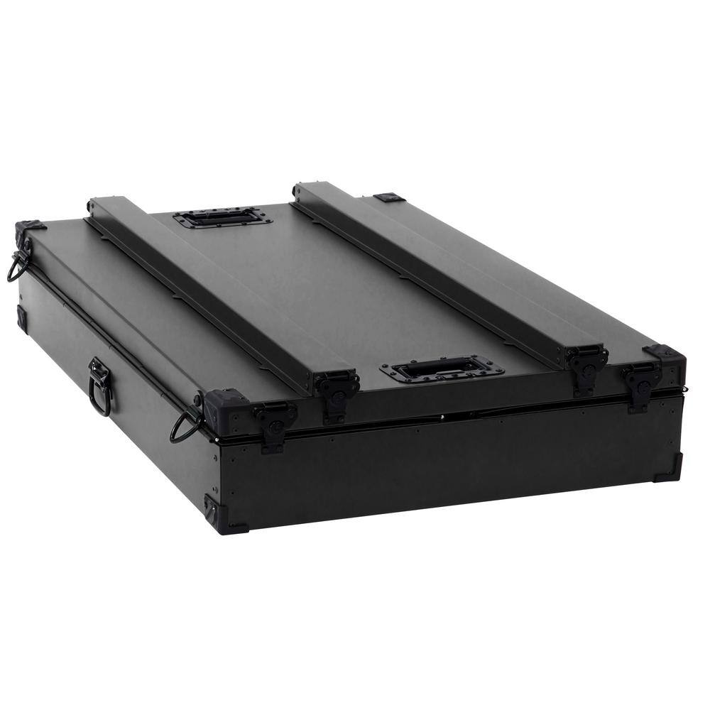 X-Large Black Aluminum Collapsible Dog Crate