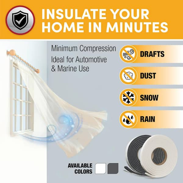 High Density Foam Weather Stripping Door Seal Strip Insulation