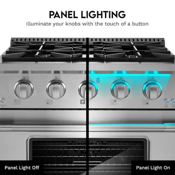 Cosmo 30 in. Vista Collection 4.3 cu. ft. Gas Range, 4-Burners