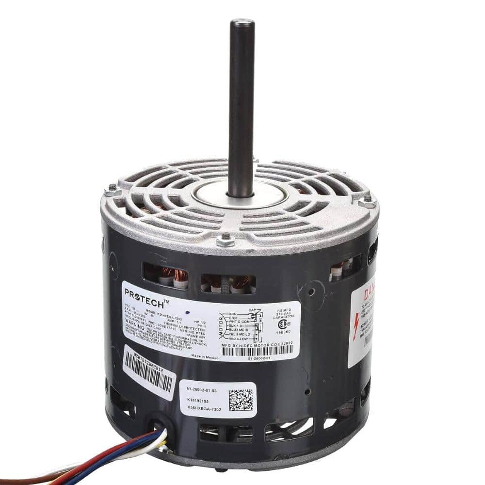 Blower Motor,1/2HP,120/1/60 51-26002-01 price history on PriceWatchPro