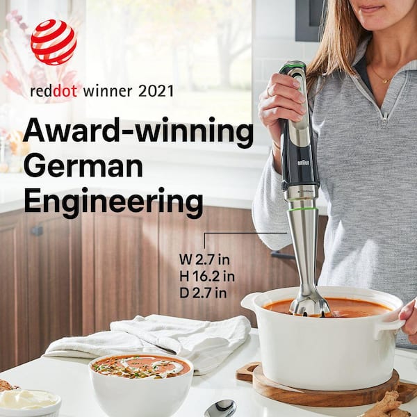 Braun MultiQuick 9 SmartSpeed Stainless Steel Immersion Blender