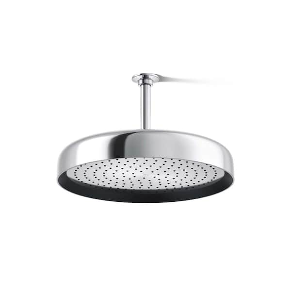 KOHLER Statement 1-Spray Patterns with 2.5 GPM 12 in. Wall Mount Fixed Shower Head in Polished Chrome