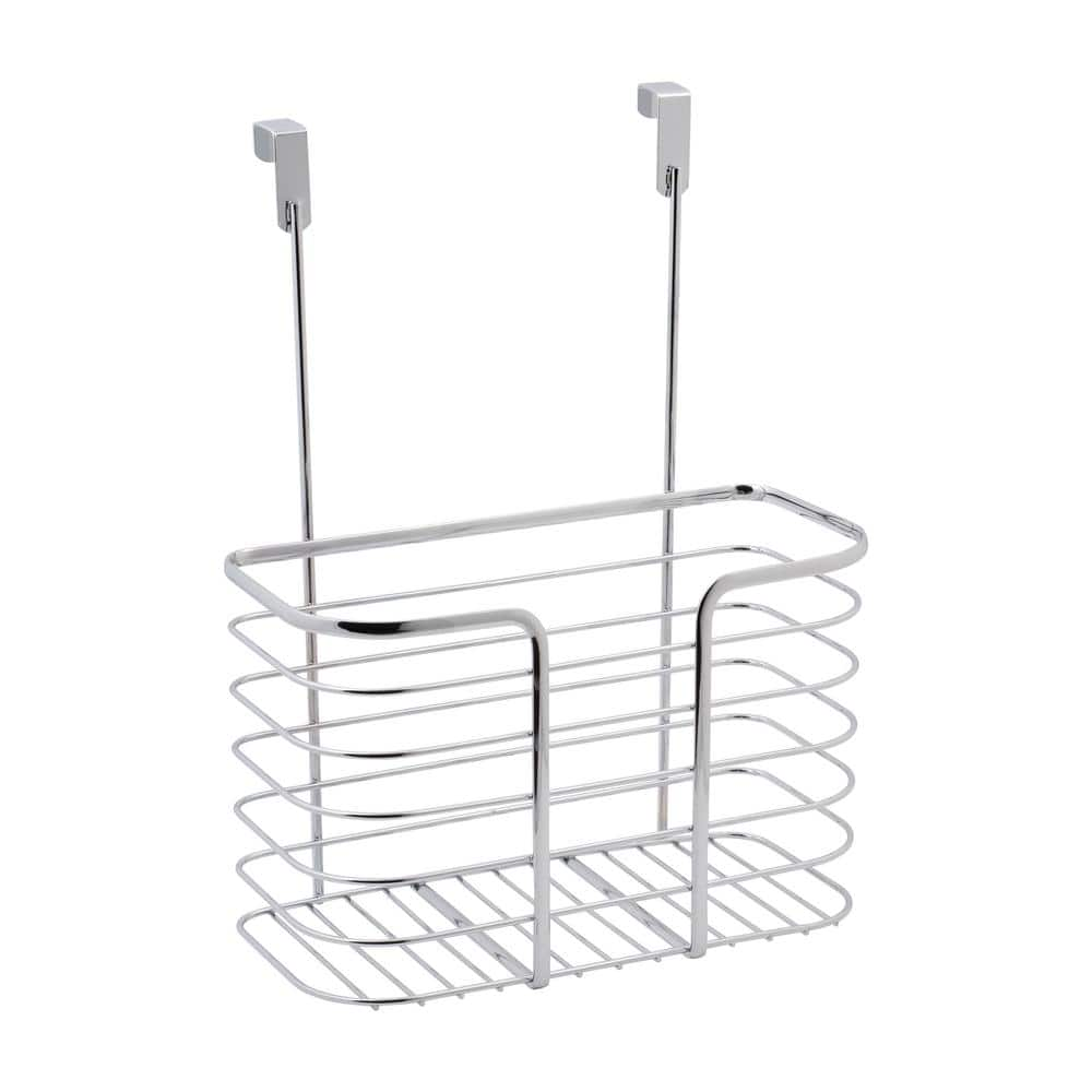 Interdesign Classico Over The Cabinet Bag Holder, Chrome