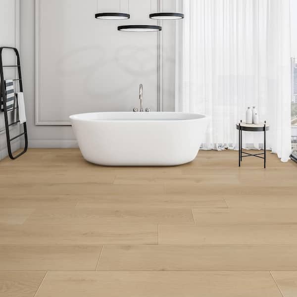 Blonde Espresso Oak 22 MIL x 9 in. W x 60 in. L Click Lock Waterproof Luxury Vinyl Plank Flooring (26.1 sq. ft./Case)
