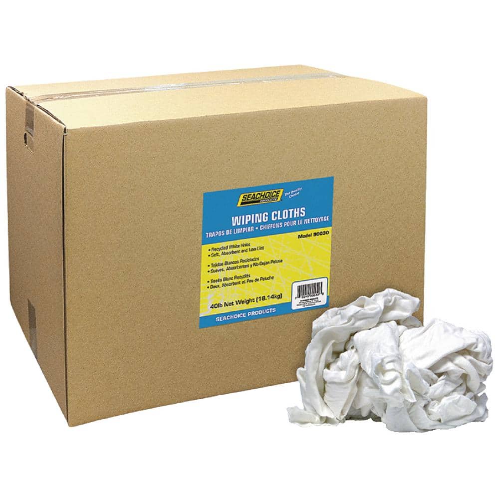 Recycled White Knits Wiping Cloths, 40-lb. Box price history on PriceWatchPro