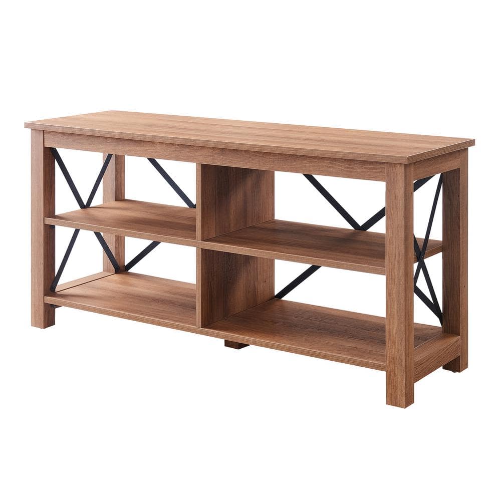 Meyer&Cross Sawyer 50 in. Golden Oak TV Stand Fits TVs up to 55 in