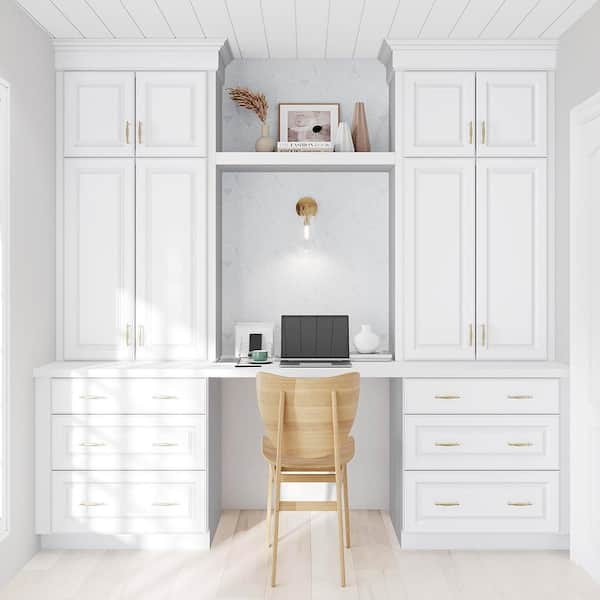 ENKÖPING 2-p door/corner base cabinet set, white wood effect