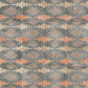 Paula Purroy Catalan Aztec Blue 5.11 in. x 5.11 in. Matte Ceramic Wall Tile (6.02 sq. ft./Case)