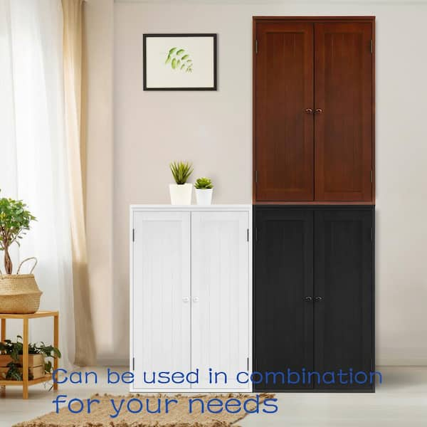 Diversified Spaces Four-Door Tall Storage Cabinet Four-Door Tall