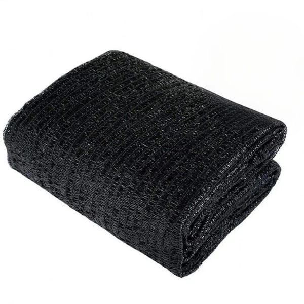 Black Shade Cloth 8 x12 ft, 50% UV Resistant Sunblock Mesh with Clips for Garden, Pool, Patio & Plant Cover