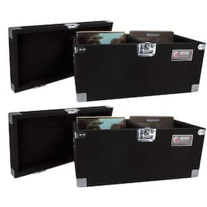 Carpeted Pro DJ Cases with Detachable Lid (2-Pack)