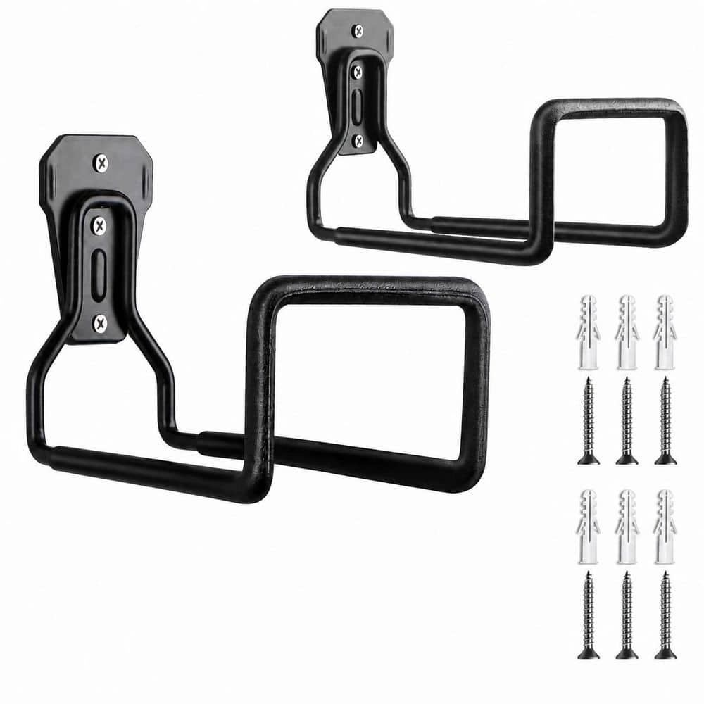 2Pcs Heavy Duty Metal Garden Hose Holder Wall Mount Hose Hanger Reel Organizer for Outdoor Yard Garage Storage price history on PriceWatchPro