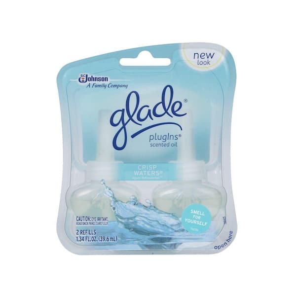 Glade 0.67 oz. Plug-Ins Crisp Waters Scented Oil Refill (6-Pack)
