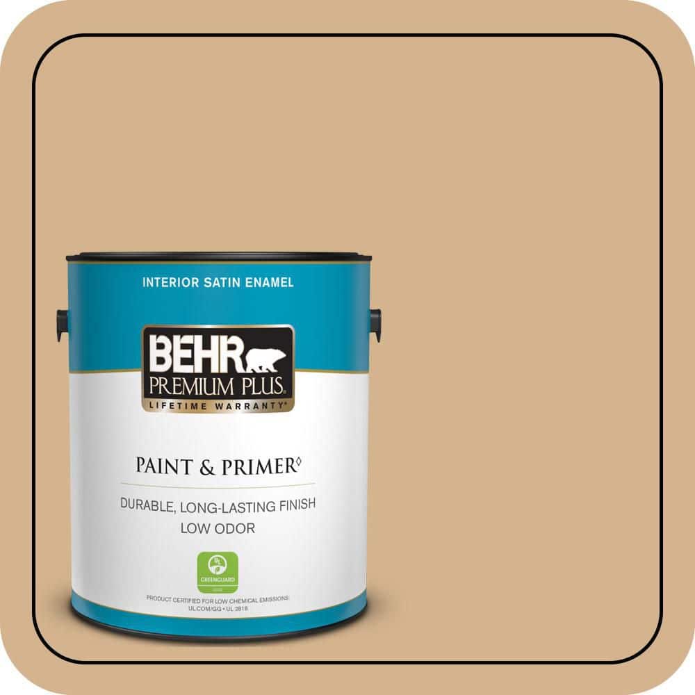 1 gal. Home Decorators Collection #HDC-NT-04 Creme De Caramel Satin Enamel Low Odor Interior Paint & Primer price history on PriceWatchPro