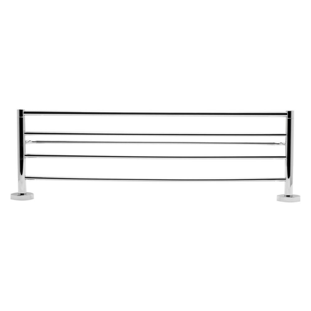 Polished Chrome 26" Wall Mounted Towel Bar and Shelf