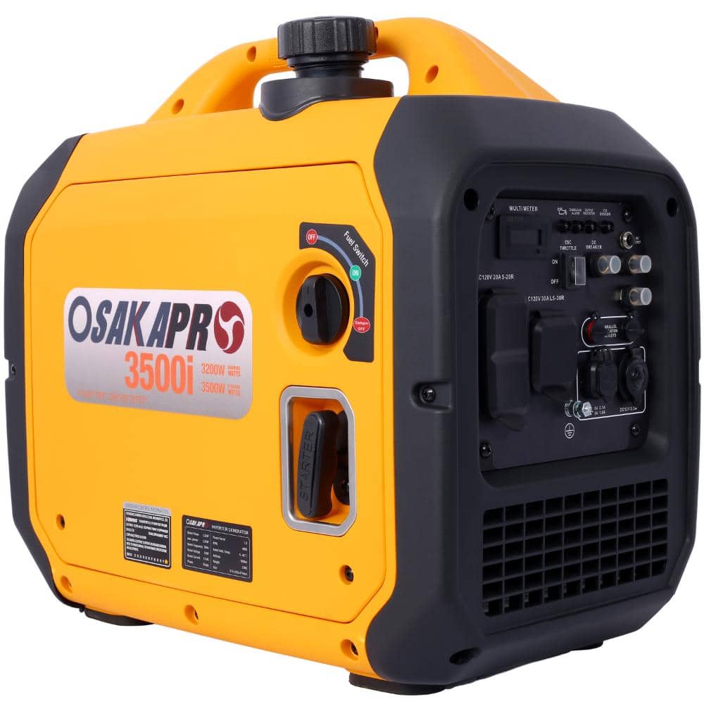 3500 Watt Portable Inverter Gas Powered Generator with CO SENSOR for Home Backup Power, Outdoor Camping, RV and Trailer price history on PriceWatchPro