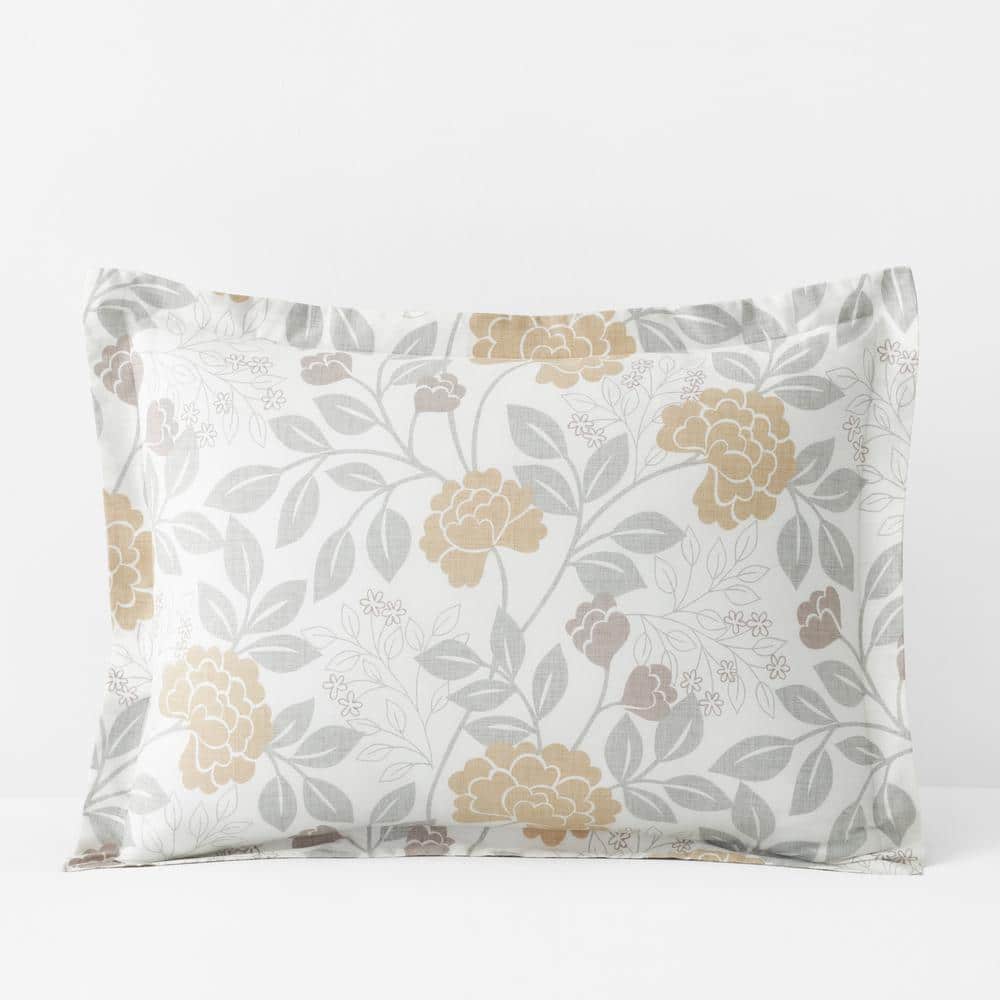 The Company Store Company Cotton Mariel Floral Gold Cotton Percale King
