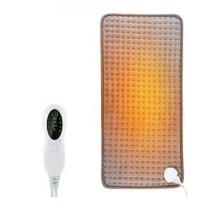 Electric Heated Pad with 10 Adjustable Temperature Settings Back, Neck, Shoulder, Auto Shut Off, Grey