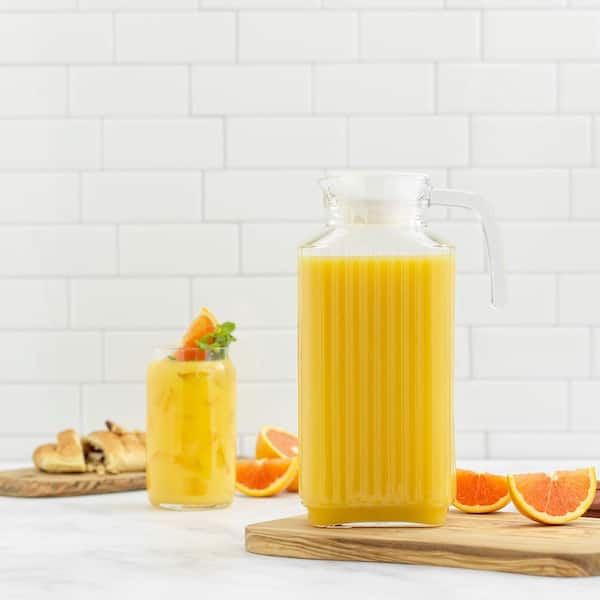 Orange Juice In Pitcher Stock Photo - Download Image Now - Pitcher