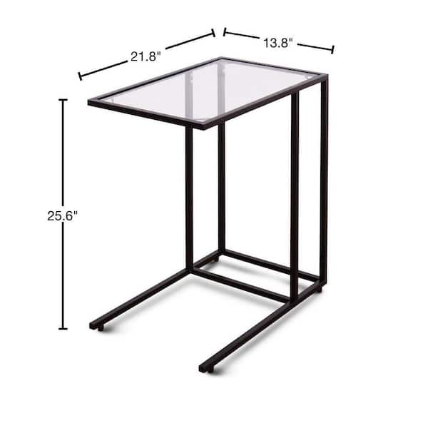 Glass top store c table