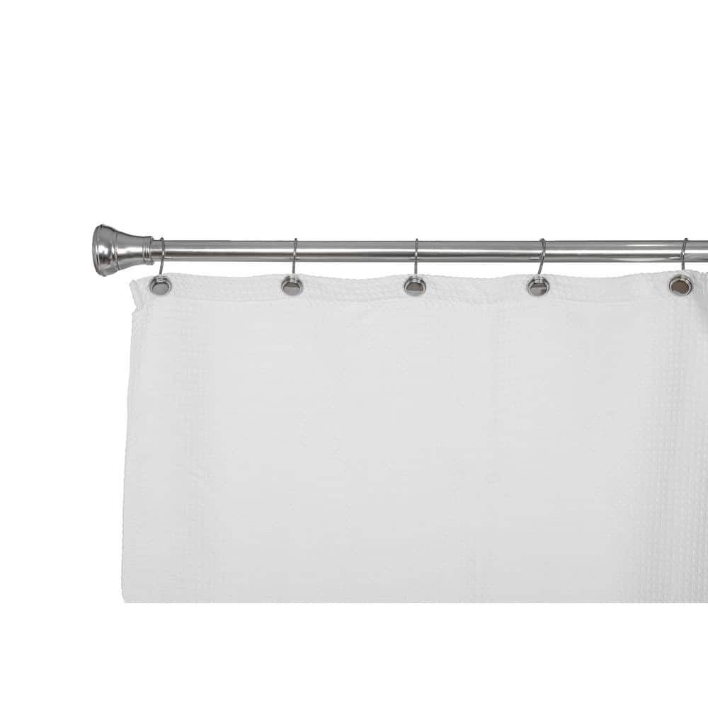 Chrome Heavy-Duty Rust Resistant Shower Curtain Hooks Set of 12
