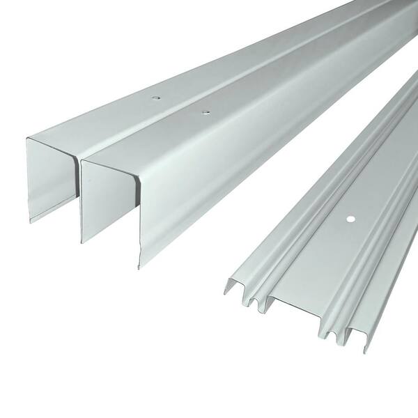 Contractors Wardrobe 59 In X 80 1 2 Brittany White Steel Frame Mirror Interior Sliding Closet Door The Home Depot Contractors Wardrobe 59 In X 80 1 2, How To Reframe Mirrored Closet Doors