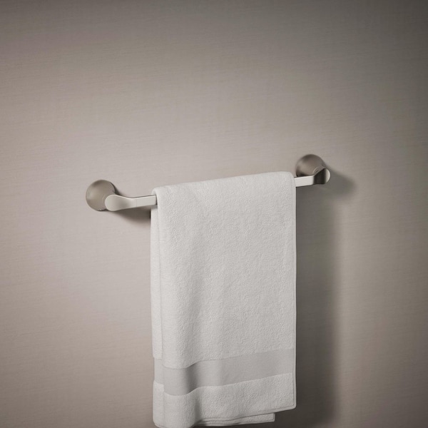 Simplice 18 in. Towel Bar in Vibrant Brushed Nickel