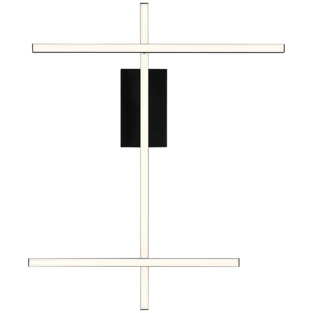 Matte Black Aluminum 45" LED Indoor/Outdoor Light Fixture