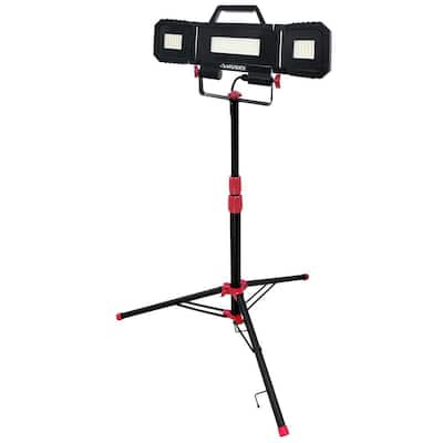 Husky 7000-Lumen Multi-Directional LED Tripod Work Light DE002-H