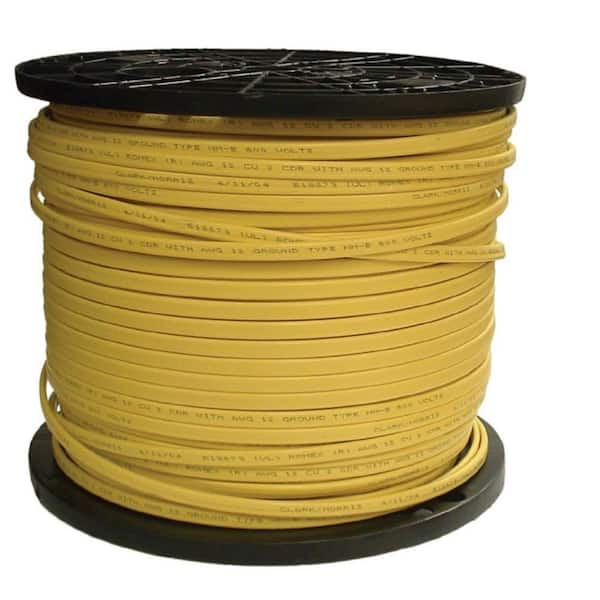 Southwire 1000 ft. 12/2 Solid Romex SIMpull CU NM-B W/G Wire