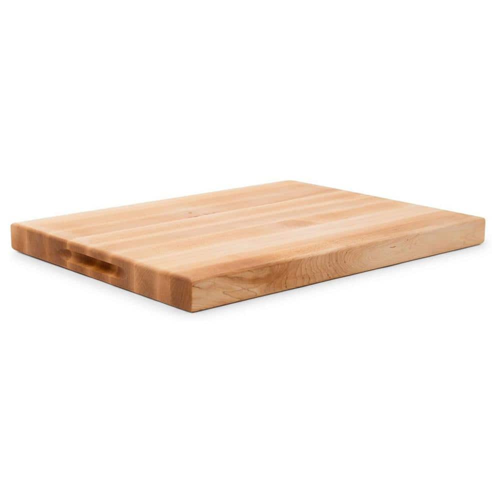Maple Wood Reversible Cutting Board with Juice Groove