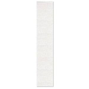 Tiki 14 in. W x 72 in. L White Polyester Solid Table Runner