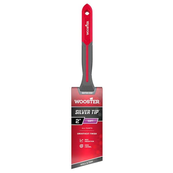 2 in. Polyester Silver Tip GripTech Max Angle Sash Brush