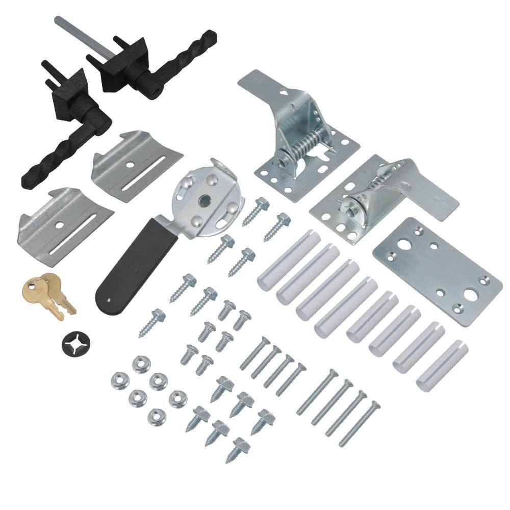 Clopay Decorative Twisted L Lock Set for Overhead Garage Doors 0125220