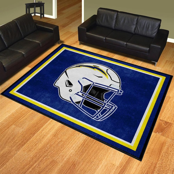 FANMATS Los Angeles Chargers Navy 3 ft. x 4 ft. All-Star Area Rug 38096 -  The Home Depot