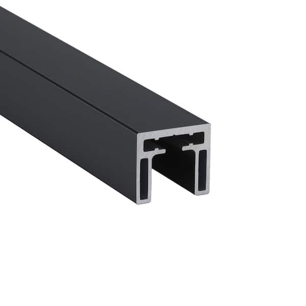Corona Matte Black Aluminum Square19 ft. Handrail
