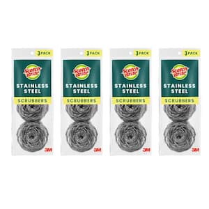 Stainless Steel Scrubbing Pad (12-Pack)