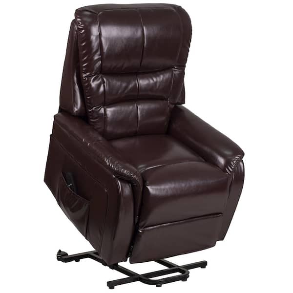 Brown LeatherSoft Recliner