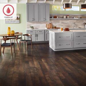 Outlast+ Molasses Maple 12 mm T x 6.1 in. W Waterproof Laminate Wood Flooring (451.4 sqft/pallet)
