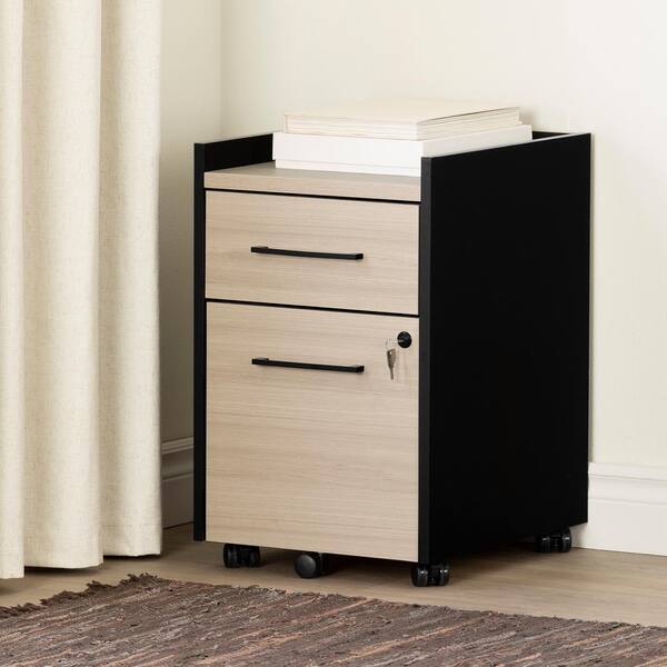 matte black filing cabinet