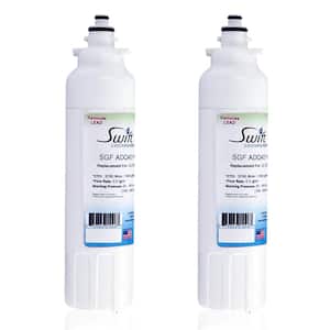 Swift Rx Replacement Water Filter for LG LT800P (2-Pack)