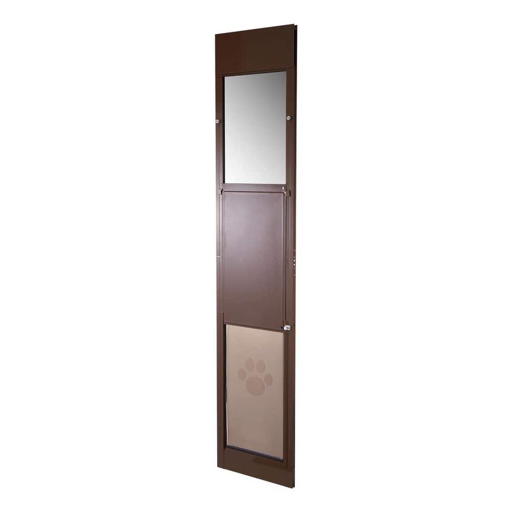 80.31 in H x 17.52 in W Dog Door Sliding Glass Door, 75 7/8 to 80 11/16 in.  Aluminum Alloy Frame Door Mounted Pet Door price history on PriceWatchPro