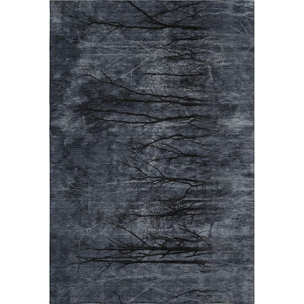 Mayfield Premium Machine Washable Abstract AMF2083 Charcoal 10 ft. x 14 ft. Area Rug price history on PriceWatchPro