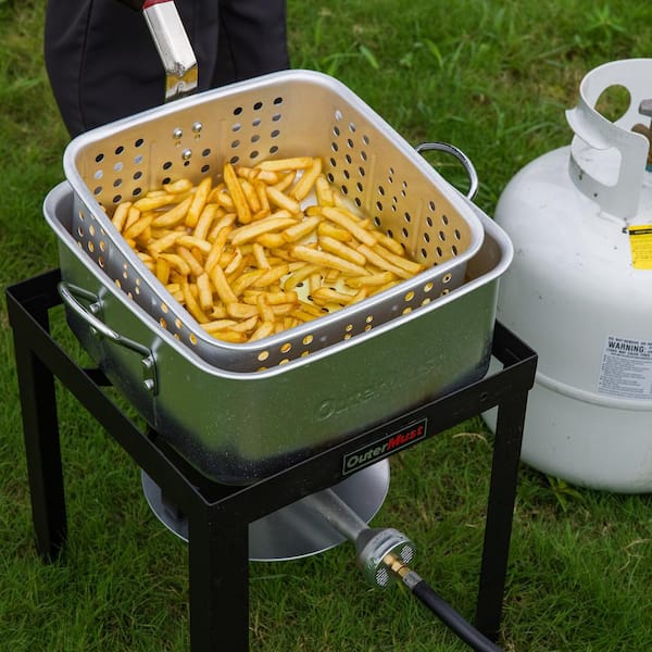 Outdoor Burners For Cooking 50,000 BTU Outdoor Fish Fryer 12 Qt