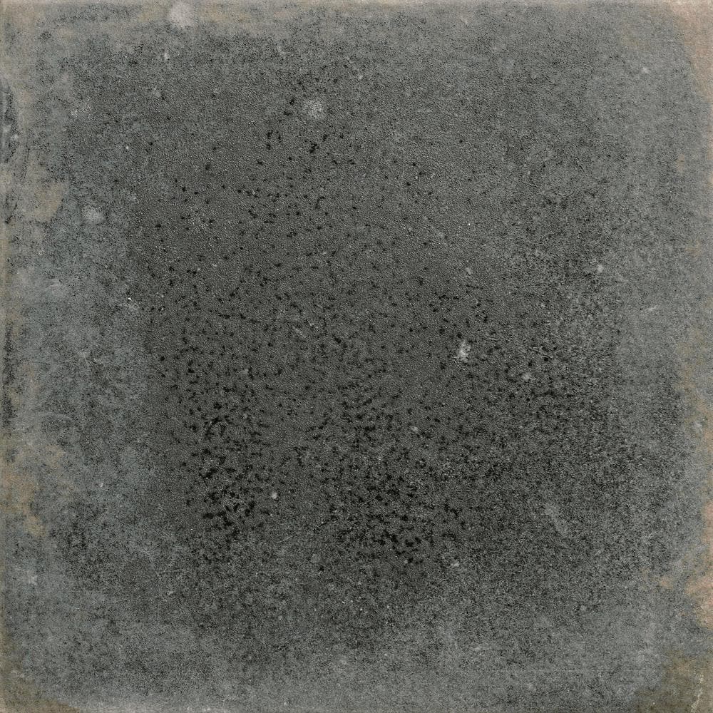 EMSER TILE Rhapsody Black 12.99 in. x 12.99 in. Porcelain Floor and ...